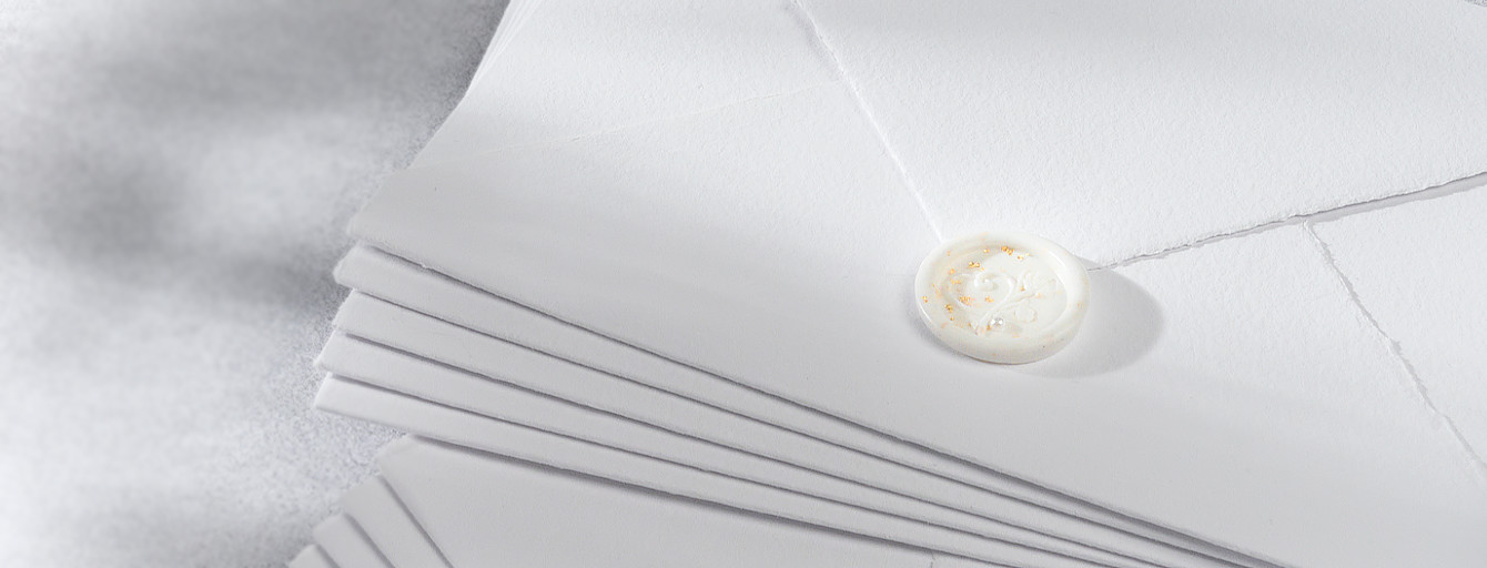 Handgeschöpftes Papier Briefumschläge